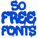 50 free fonts android application logo